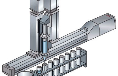 Test Tube Dispensing Application Example