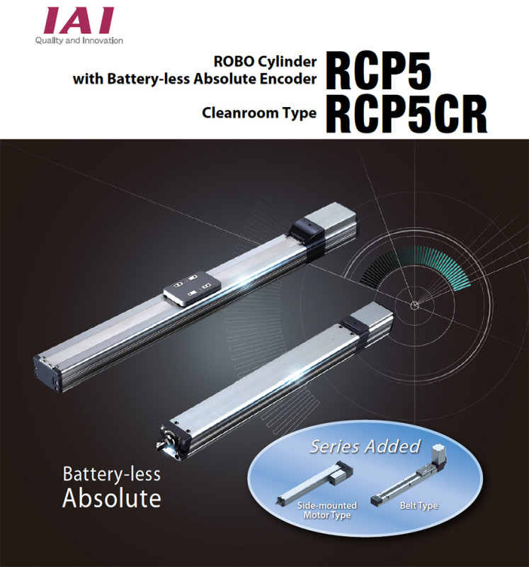 Battery-less Absolute Encoder Built into RCP5