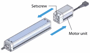 Easy motor replacement