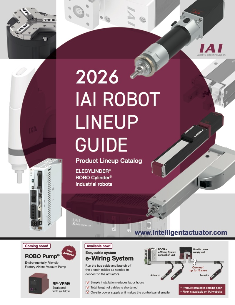 IAI Robot Lineup Guide CE0033 US36.1A