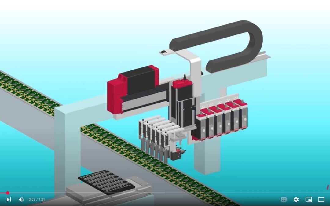 Wire Cylinder Application Example – Watch Circuit Board Assembly Process – ELECYLINDER