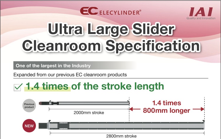EC Ultra Large Slider Cleanroom Specification Flyer (2026MAY)