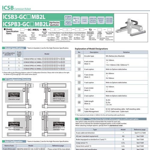 ICSB3-GC▢MB2L / ICSPB3-GC▢MB2L